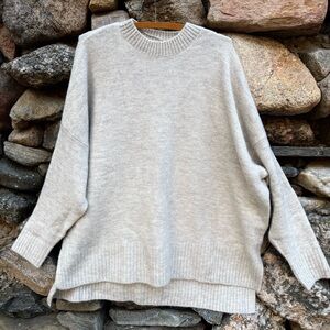 Vero Moda Oversized Boxy Knit Pullover Sweater – Oatmeal – Size 2X